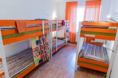 Оранжевая комната (Orange Room), женская, 6 мест. (от 390 р./сут.) - Nice Days Hostel, Екатеринбург