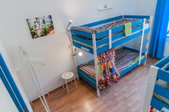 Синяя комната (Blue Room), женская, 4 места. (от 550 р./сут.) - Nice Days Hostel, Екатеринбург